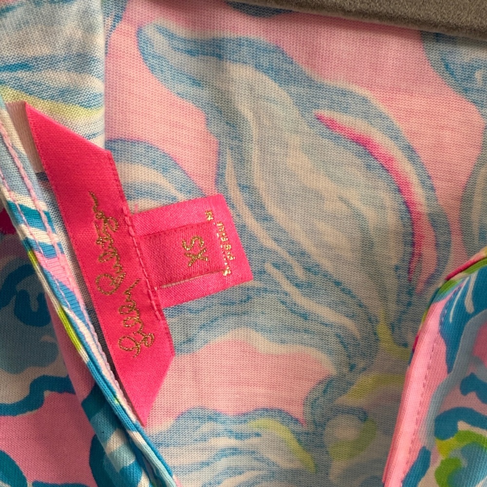 Lilly Pulitzer Blue and Pink Mini Dress - Picture 3 of 4